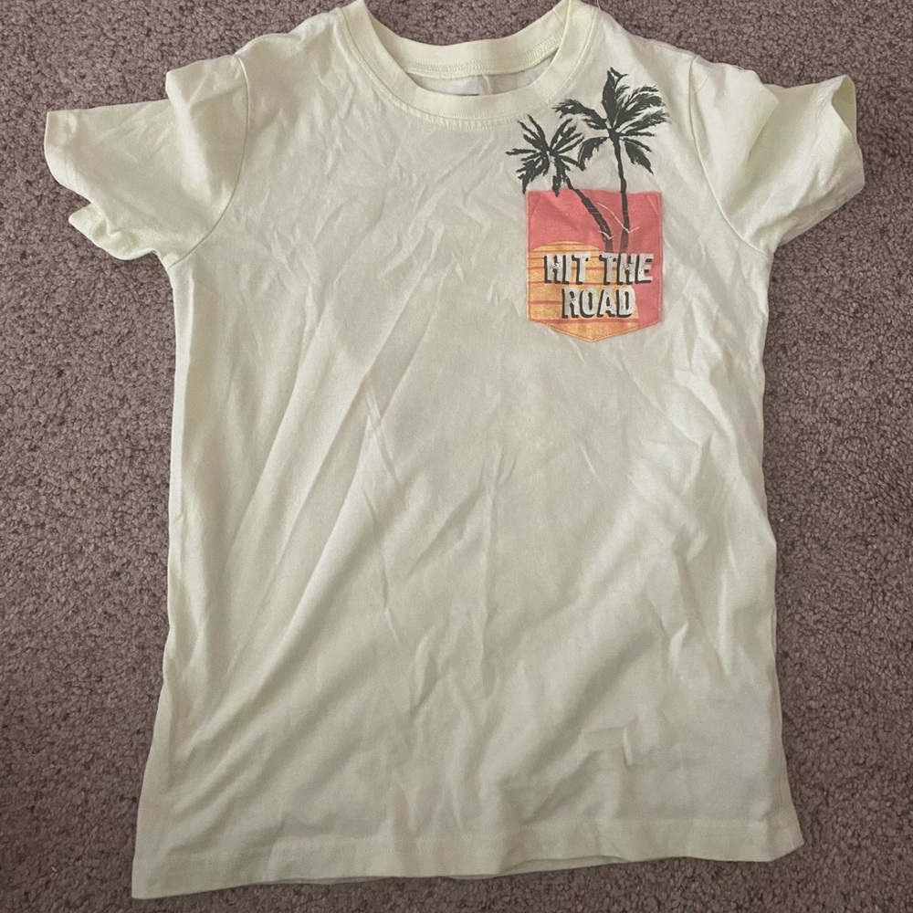 OshKosh Boys yellow graphic tee